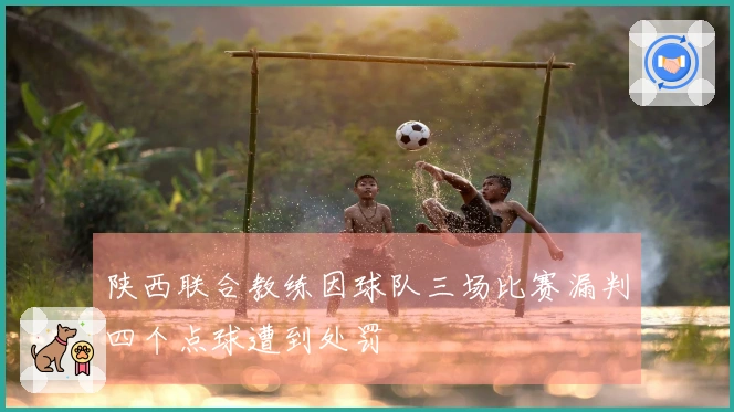 陕西联合教练因球队三场比赛漏判四个点球遭到处罚